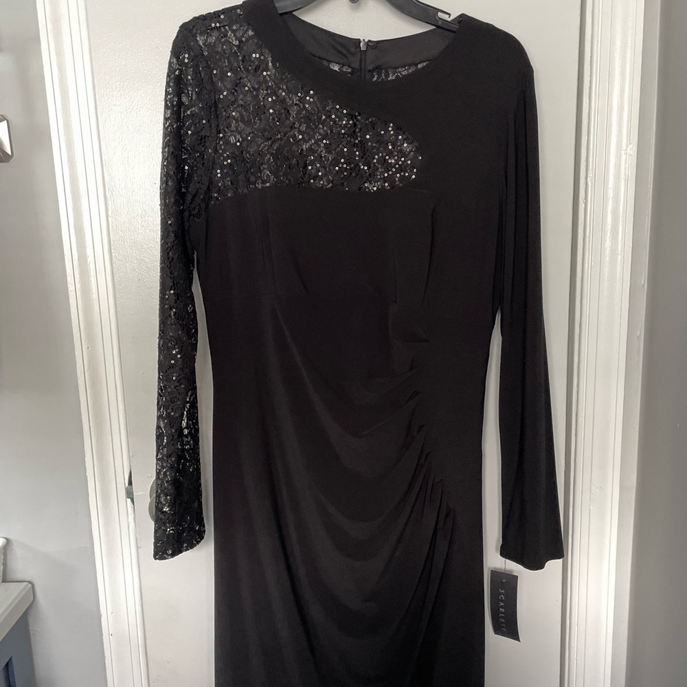 Black evening dress
